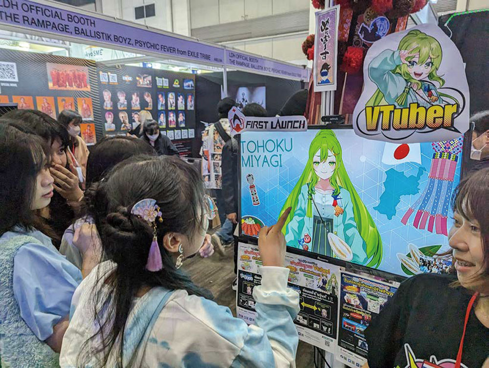 海外イベントでAICOに触れる来場者