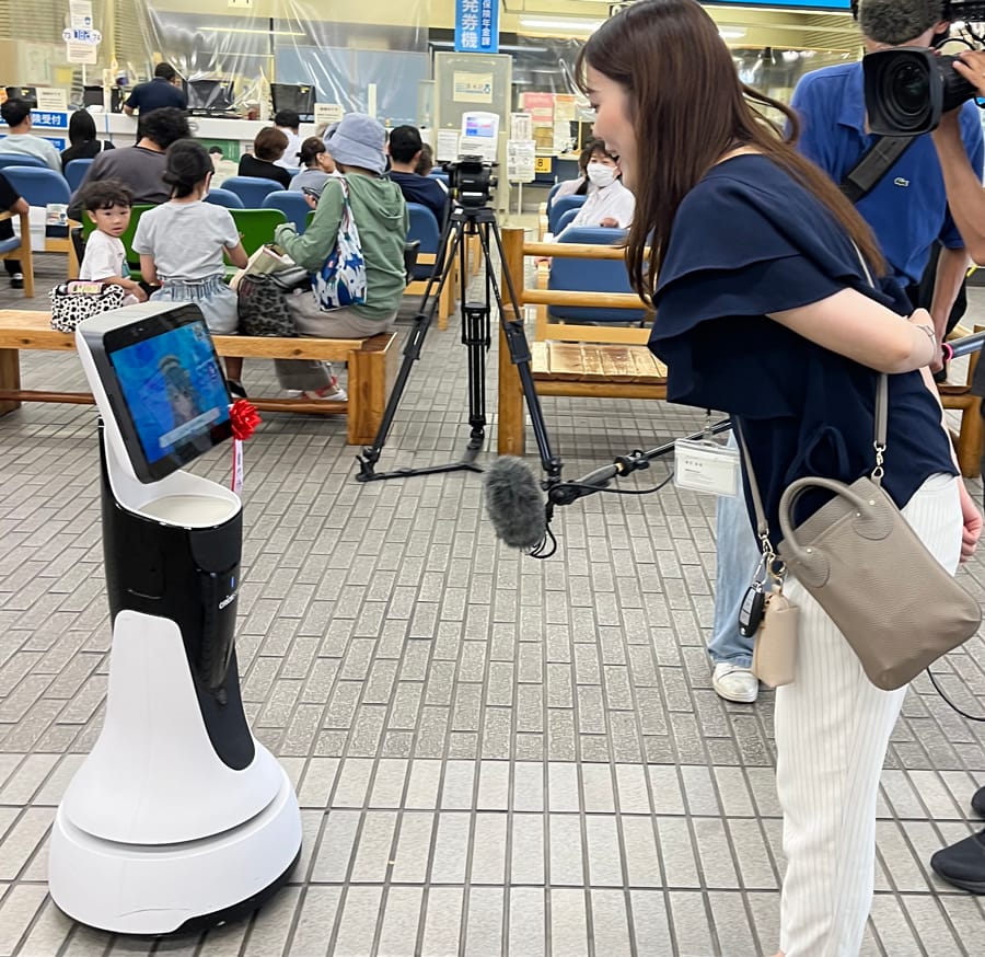 静岡市実証でのAIアバター案内